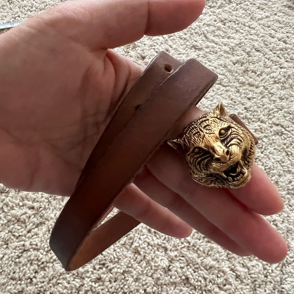Gucci tiger head belt 70 cm - Picture 1 of 8